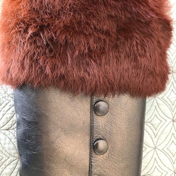 Italian made knee high leather boots - Picture 2 of 8